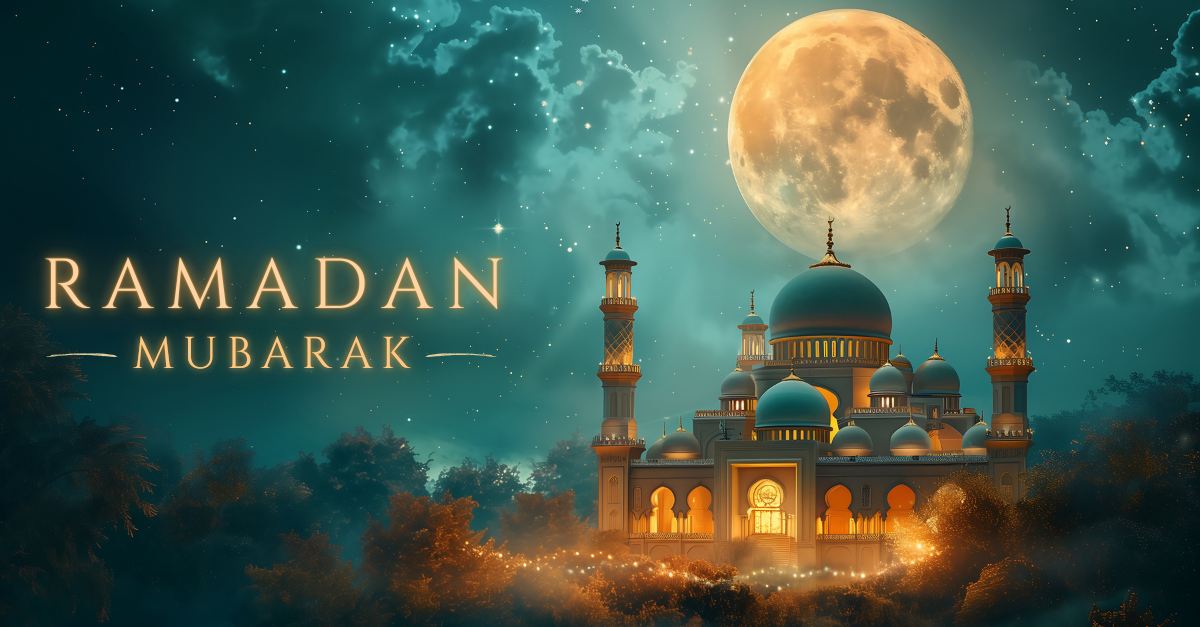 green Ramadan background