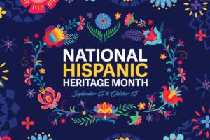 National Hispanic Heritage Month graphic.