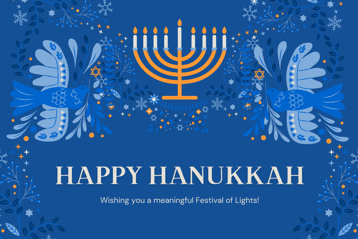 Happy Hanukkah Inclusion, Diversity, Equity, Allyship & Social Justice (IDEAS) Washington