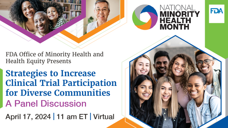 Strategies to Increase Clinical Trial Participation for Diverse Communities, A Panel Discussion with the OMHHE REACH Consortium, Virtual Event