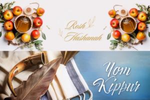 Rosh Hashanah and Yom Kippur graphic